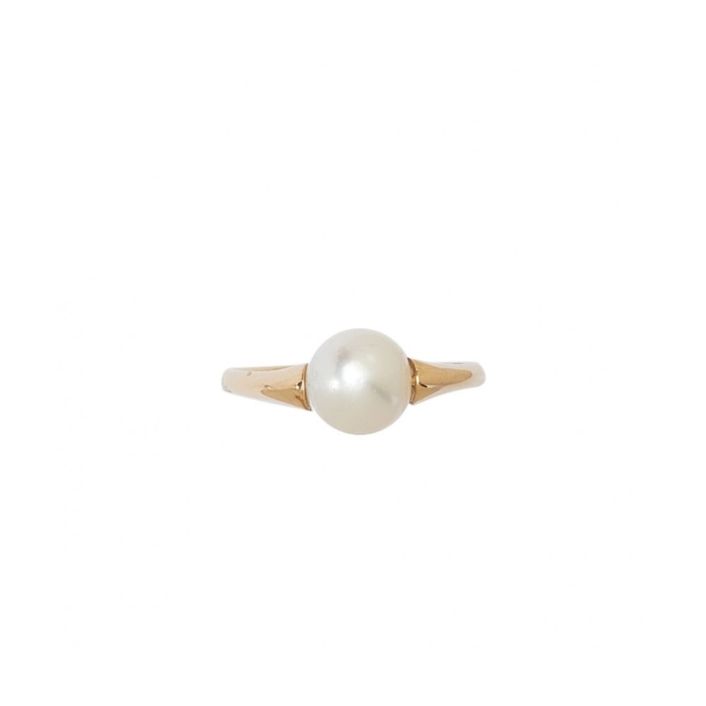 Anello Perla Bianca