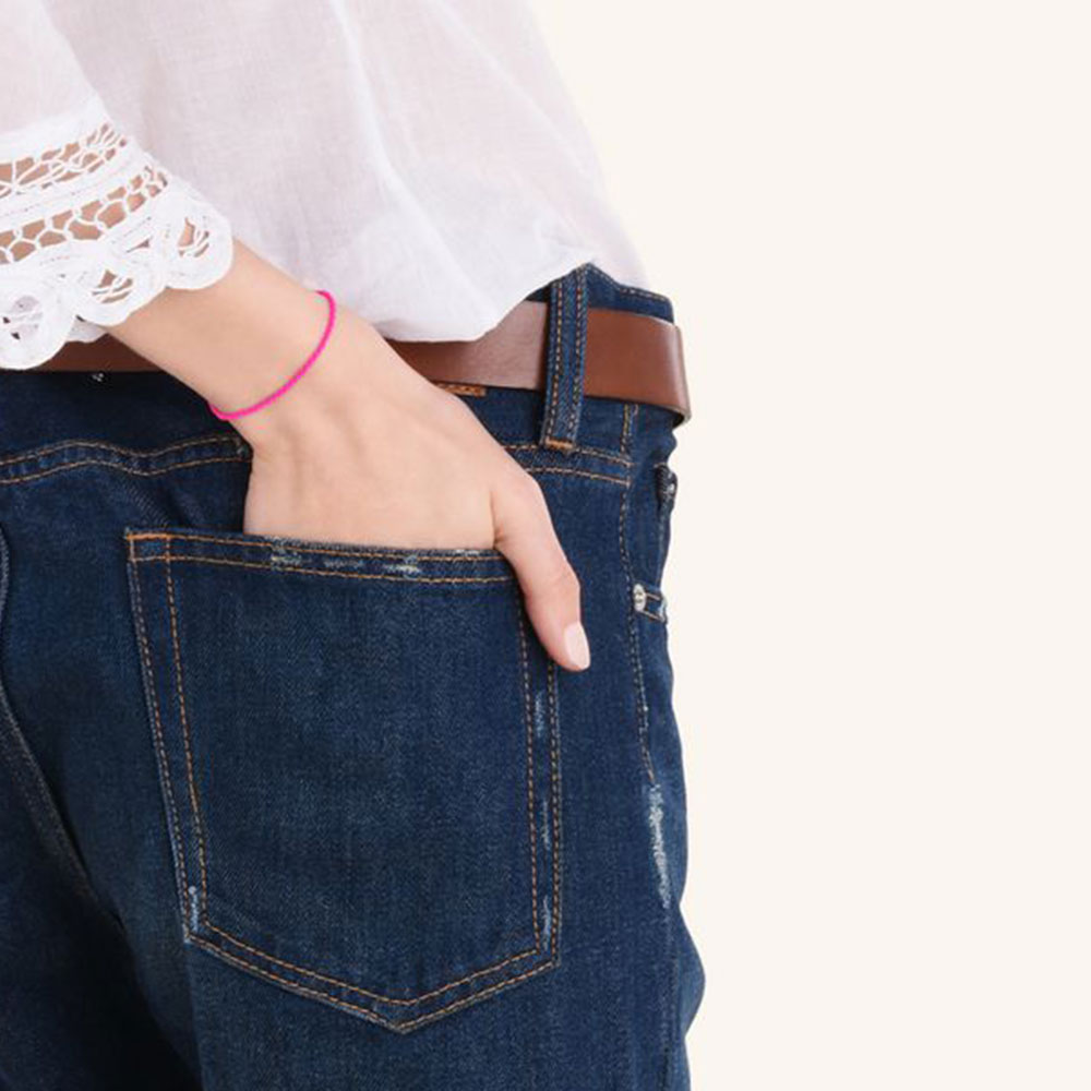 Bracciale In Argento Rosa