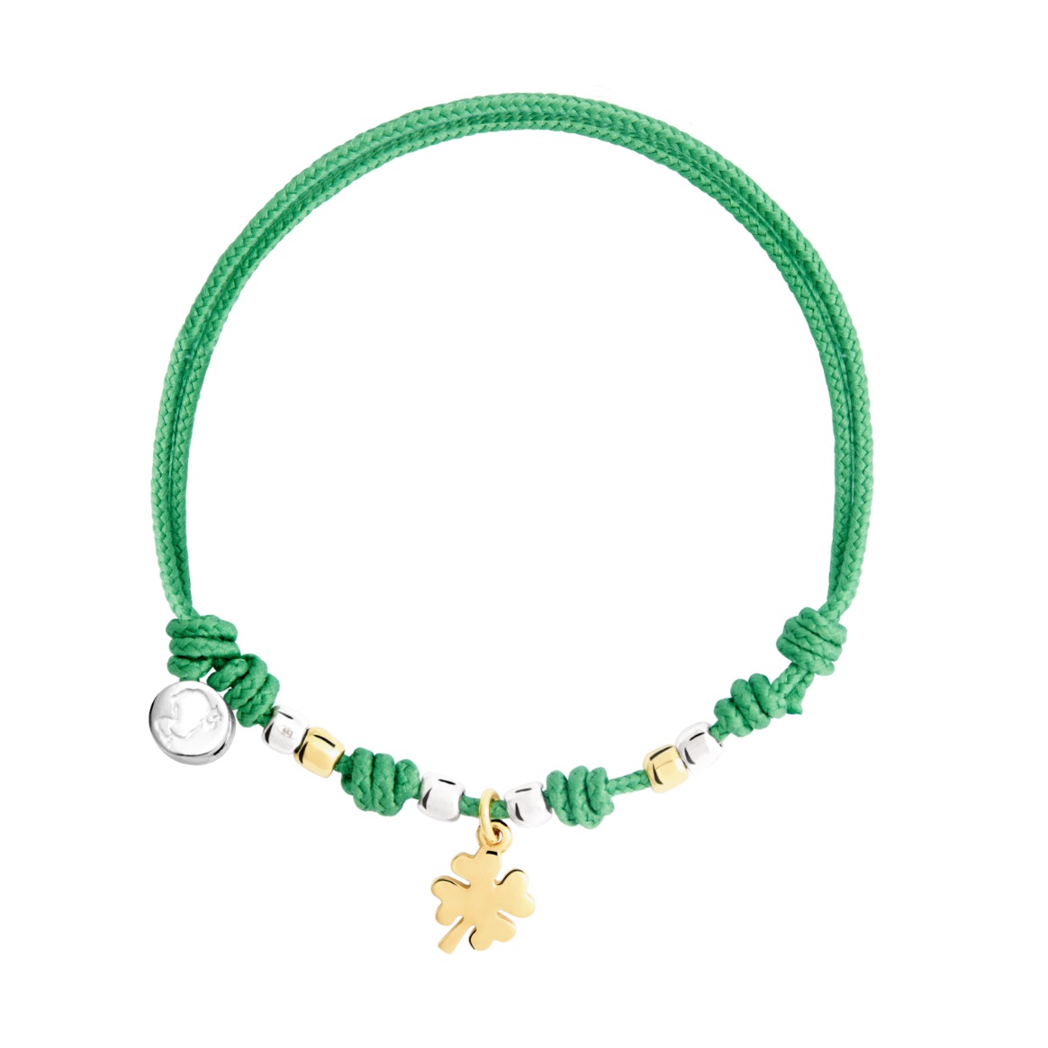 Bracciale Cordino Mini Quadrifoglio