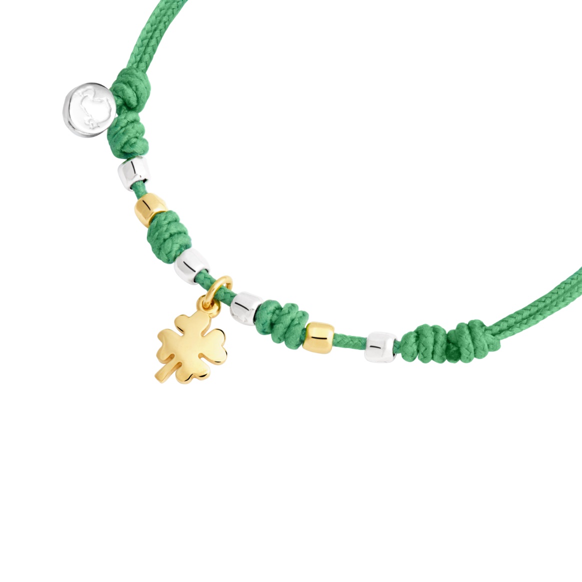 Bracciale Cordino Mini Quadrifoglio