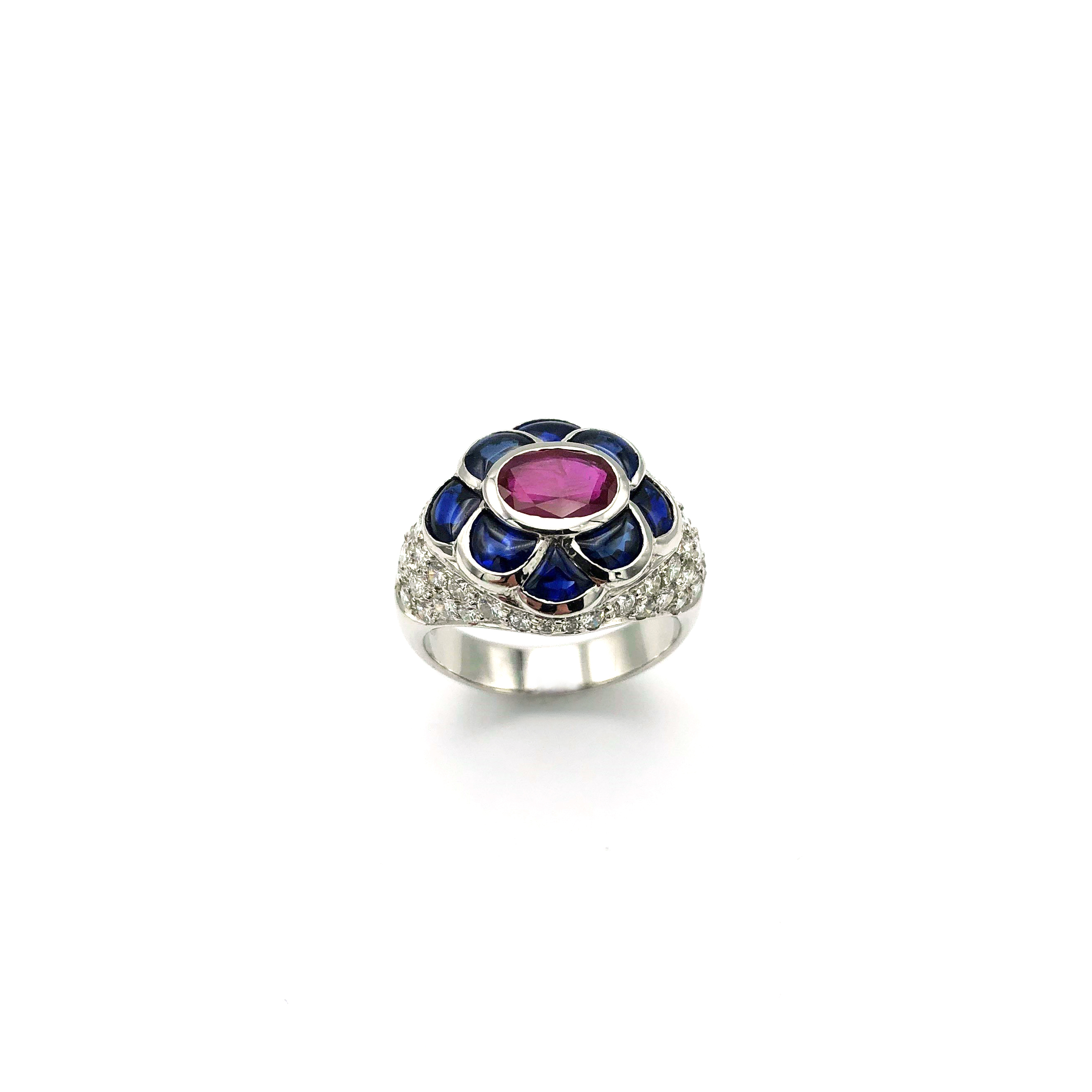 Anello Con Rubino