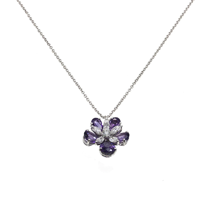 Pendente Con Catena Fiore