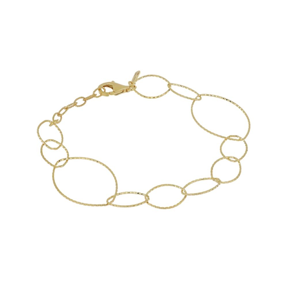Bracciale Argento Dorato Arabesque Long