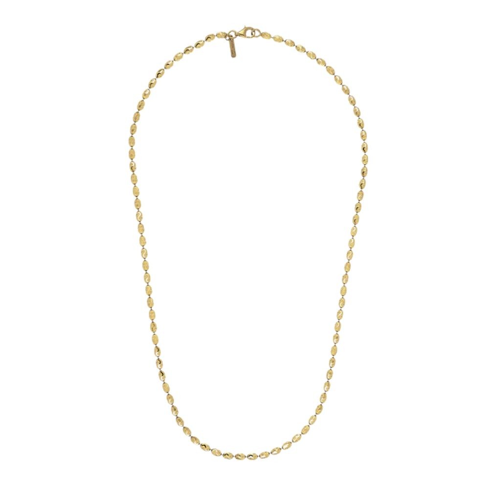 Collana Argento Dorato Rice