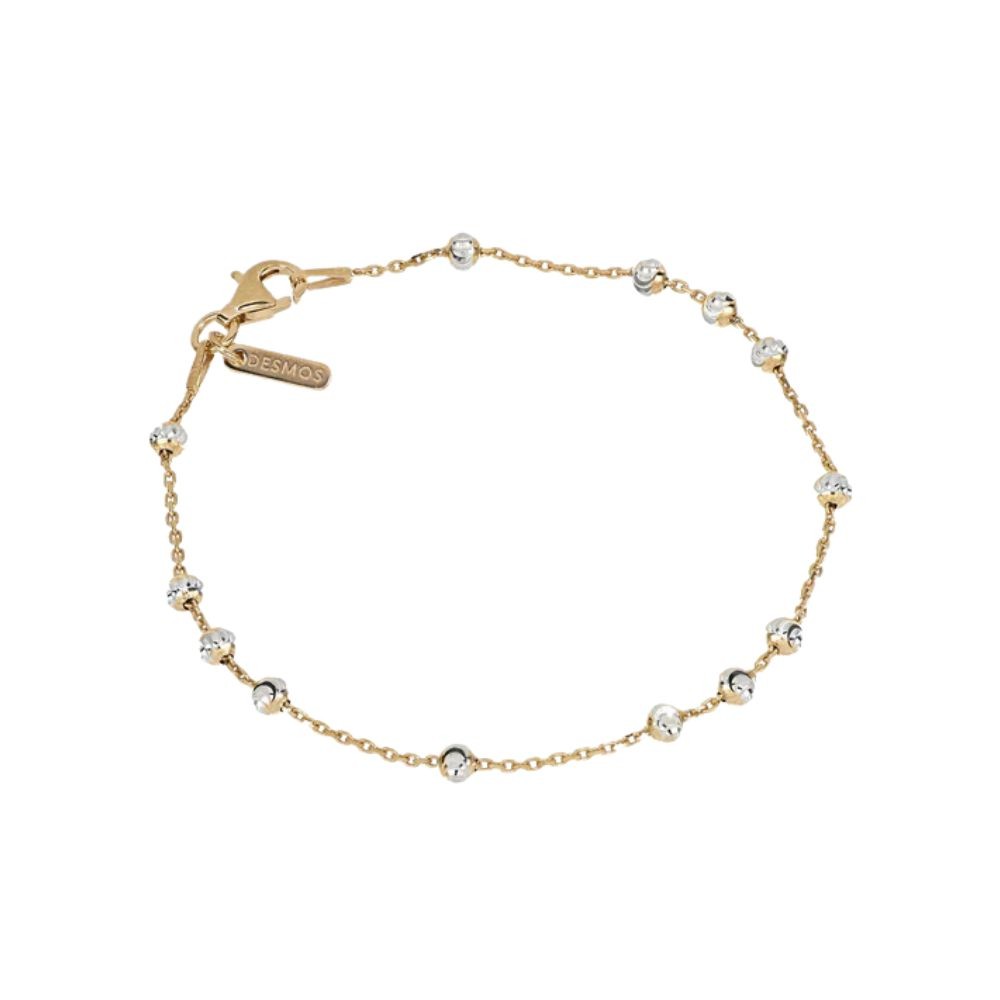 Bracciale Argento Dorato Station Moon