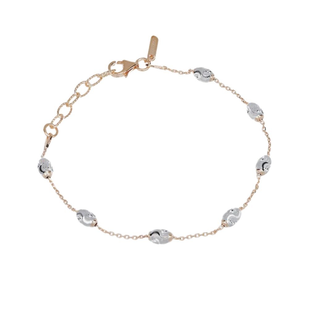 Bracciale Argento Dorato Station Moon