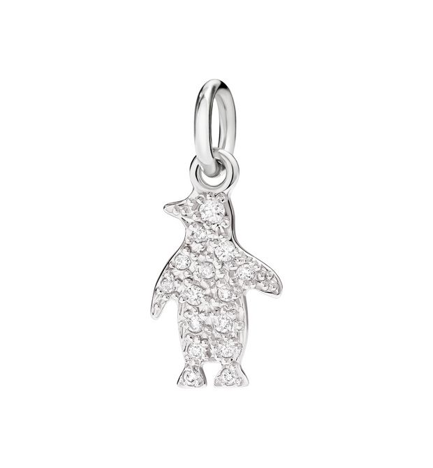 Ciondolo Pinguino Diamanti