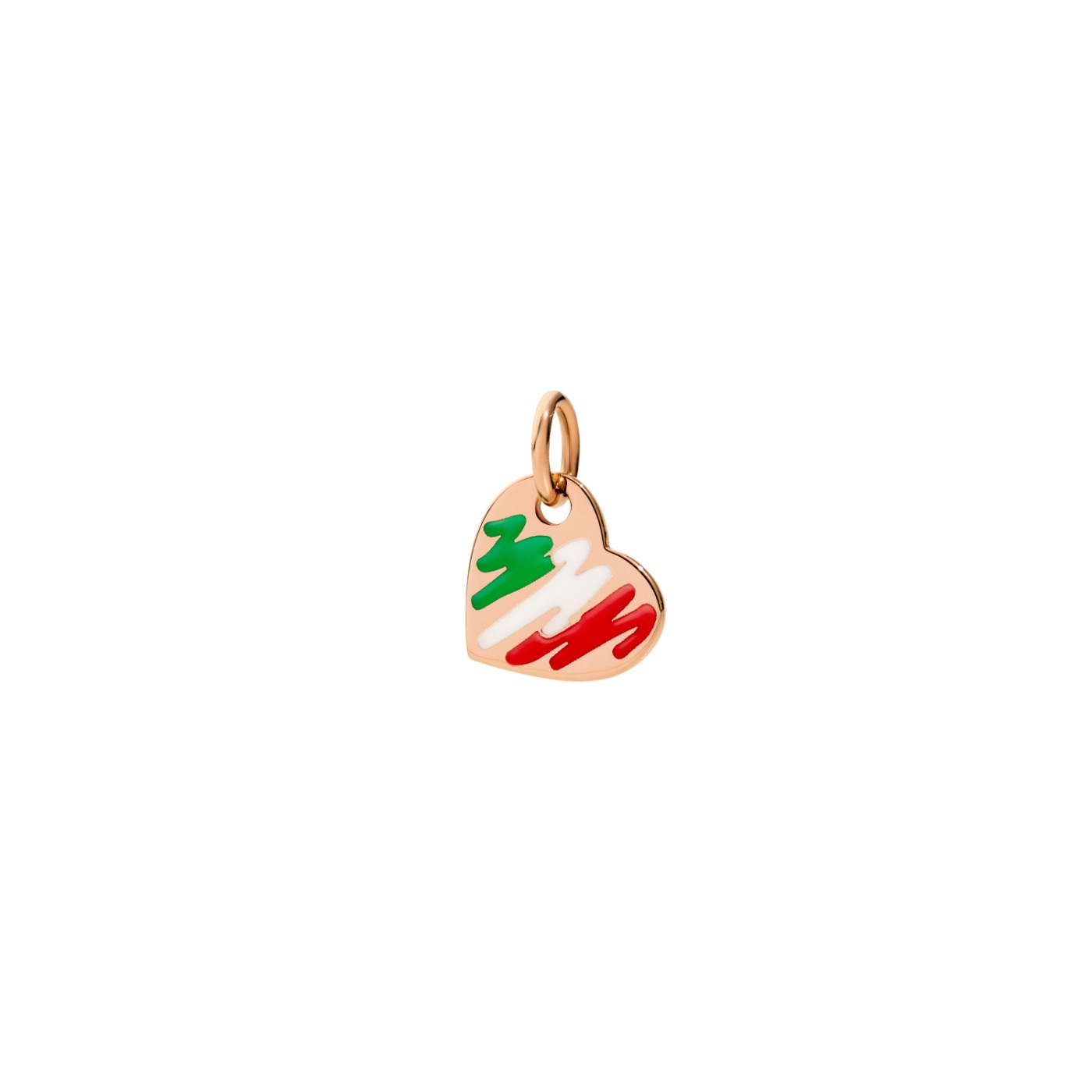 Ciondolo Cuore Tricolore