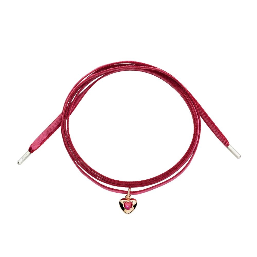 Ciondolo Cuore Rubino