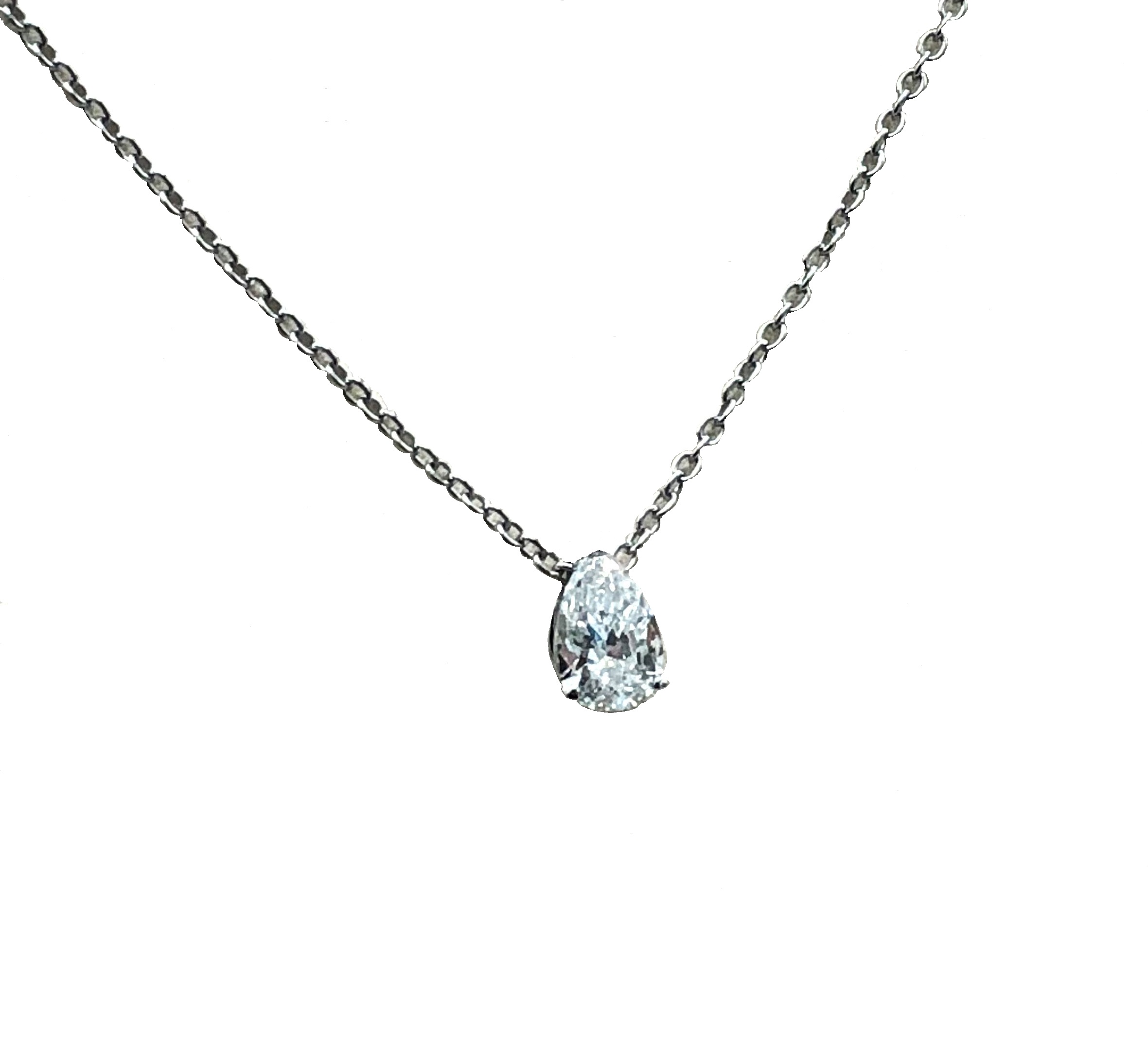 Pendente Diamante Con Catena