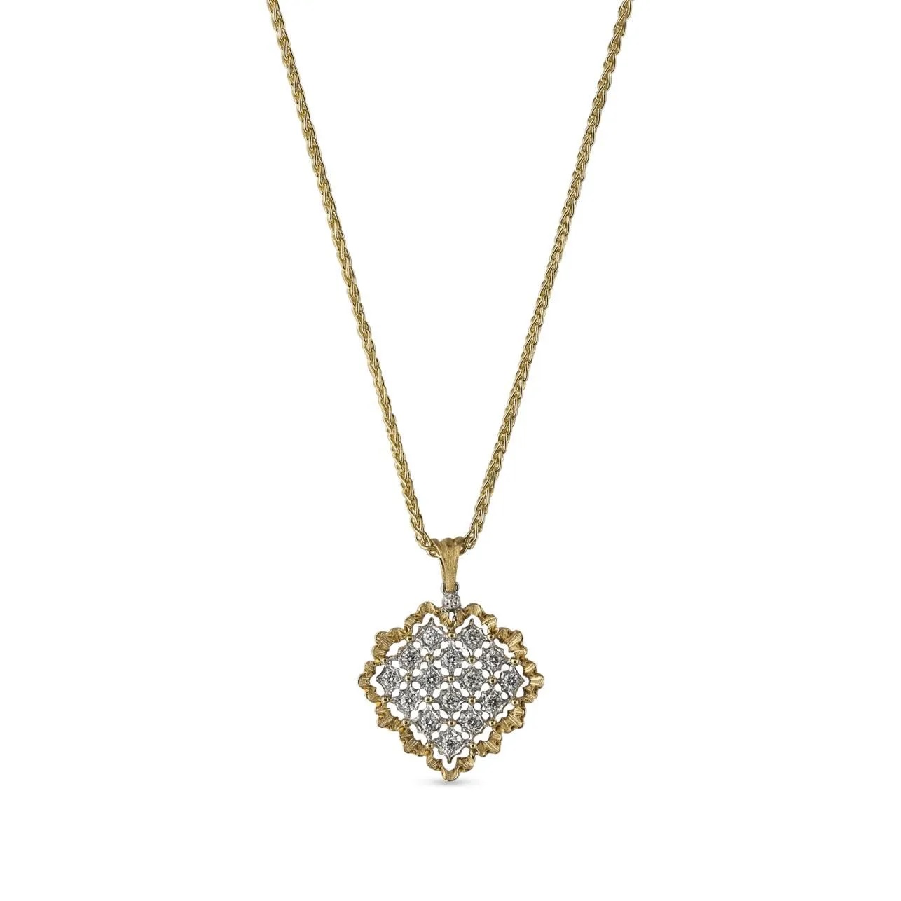Pendente Con Catena Rombi