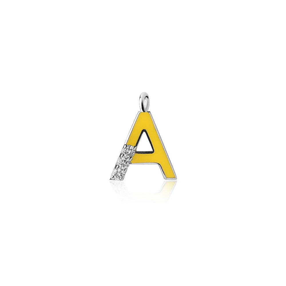 Pendente Con Catena Lettera