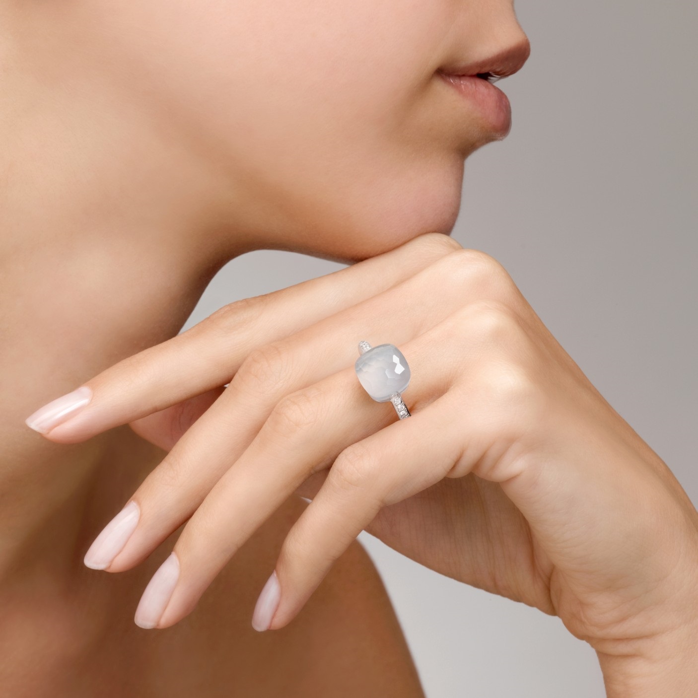 Anello Nudo Petit Milky
